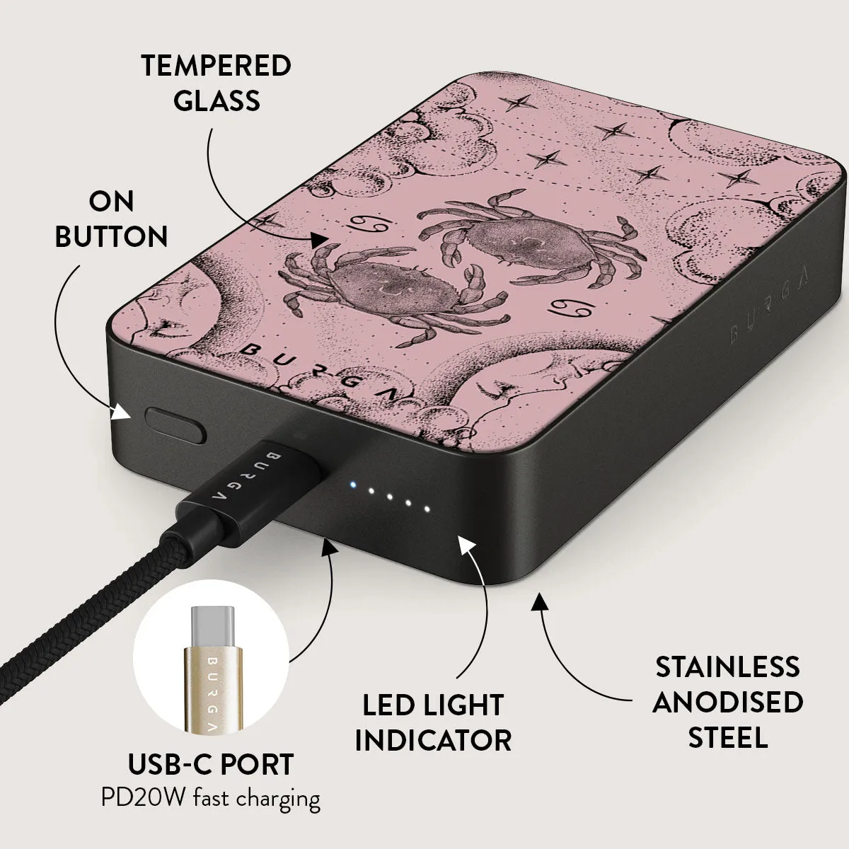 Cancer - Magnetic Power Bank