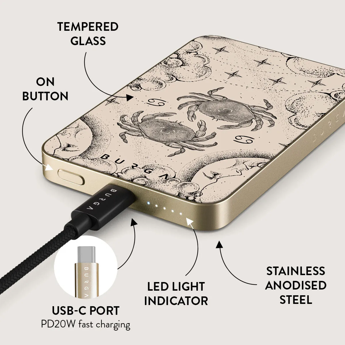 Cancer - Magnetic Power Bank