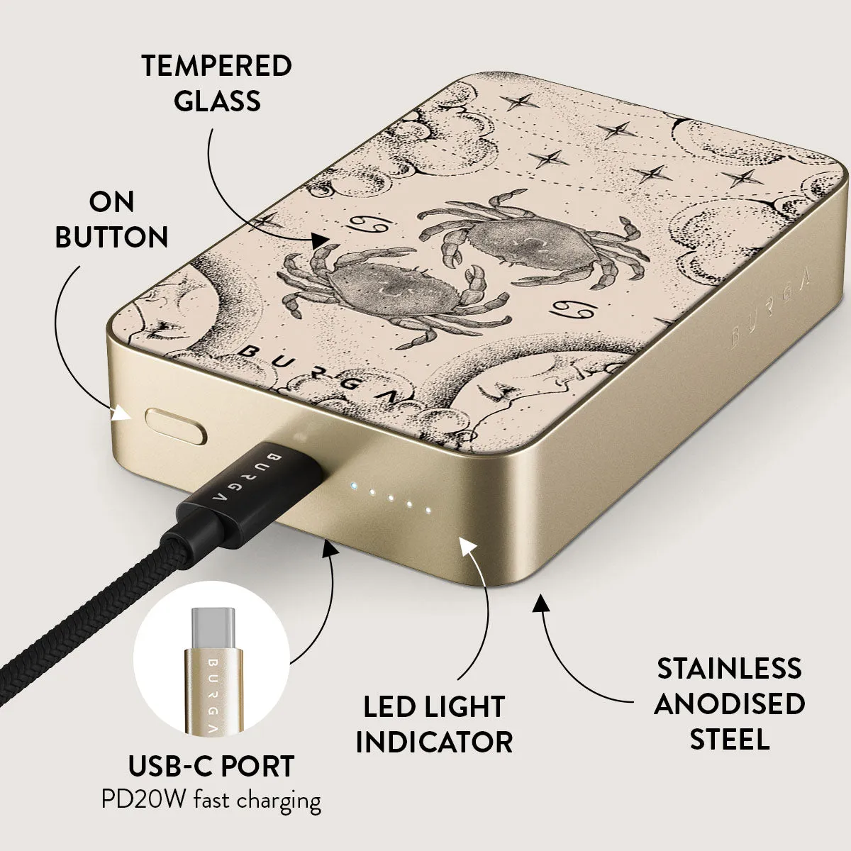 Cancer - Magnetic Power Bank