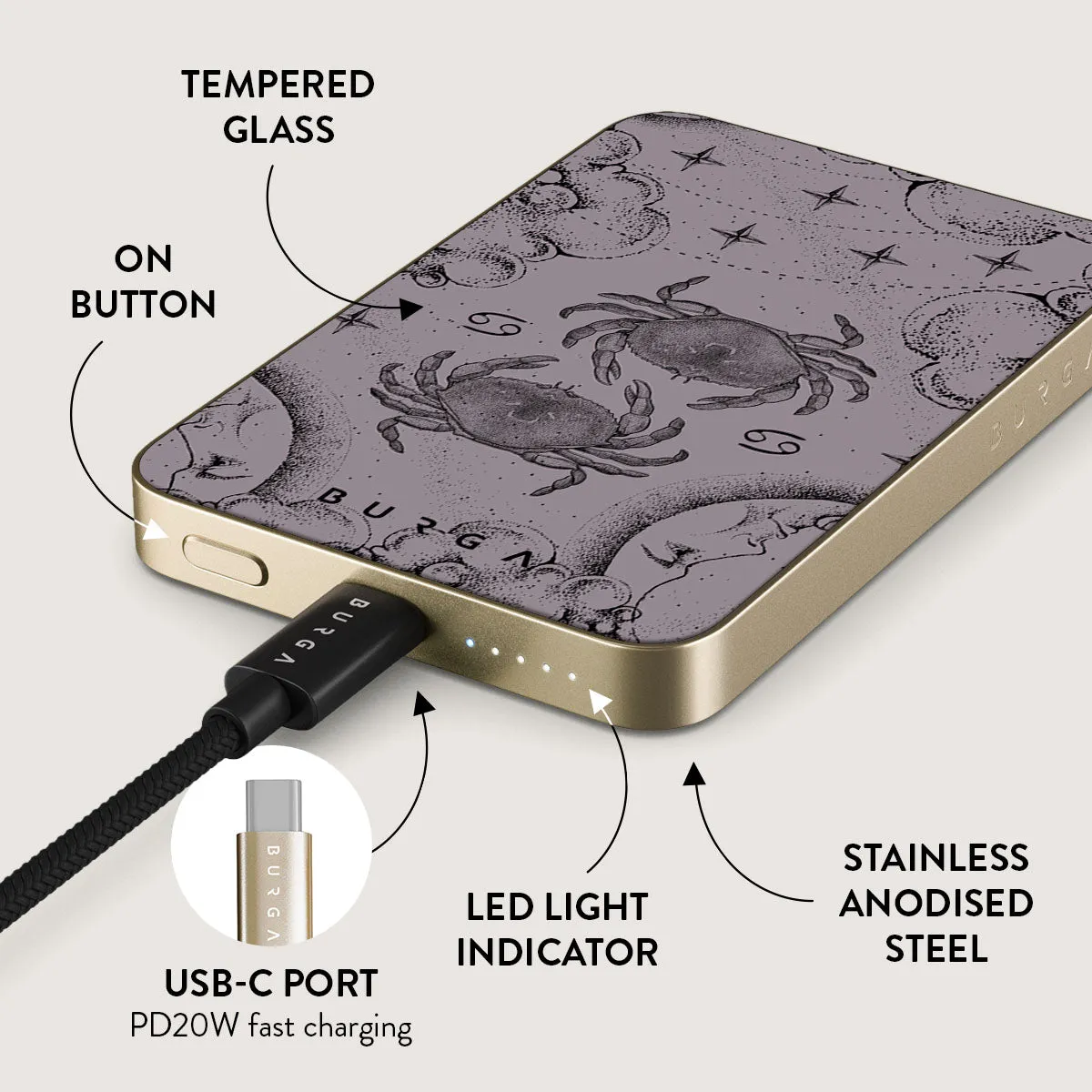 Cancer - Magnetic Power Bank