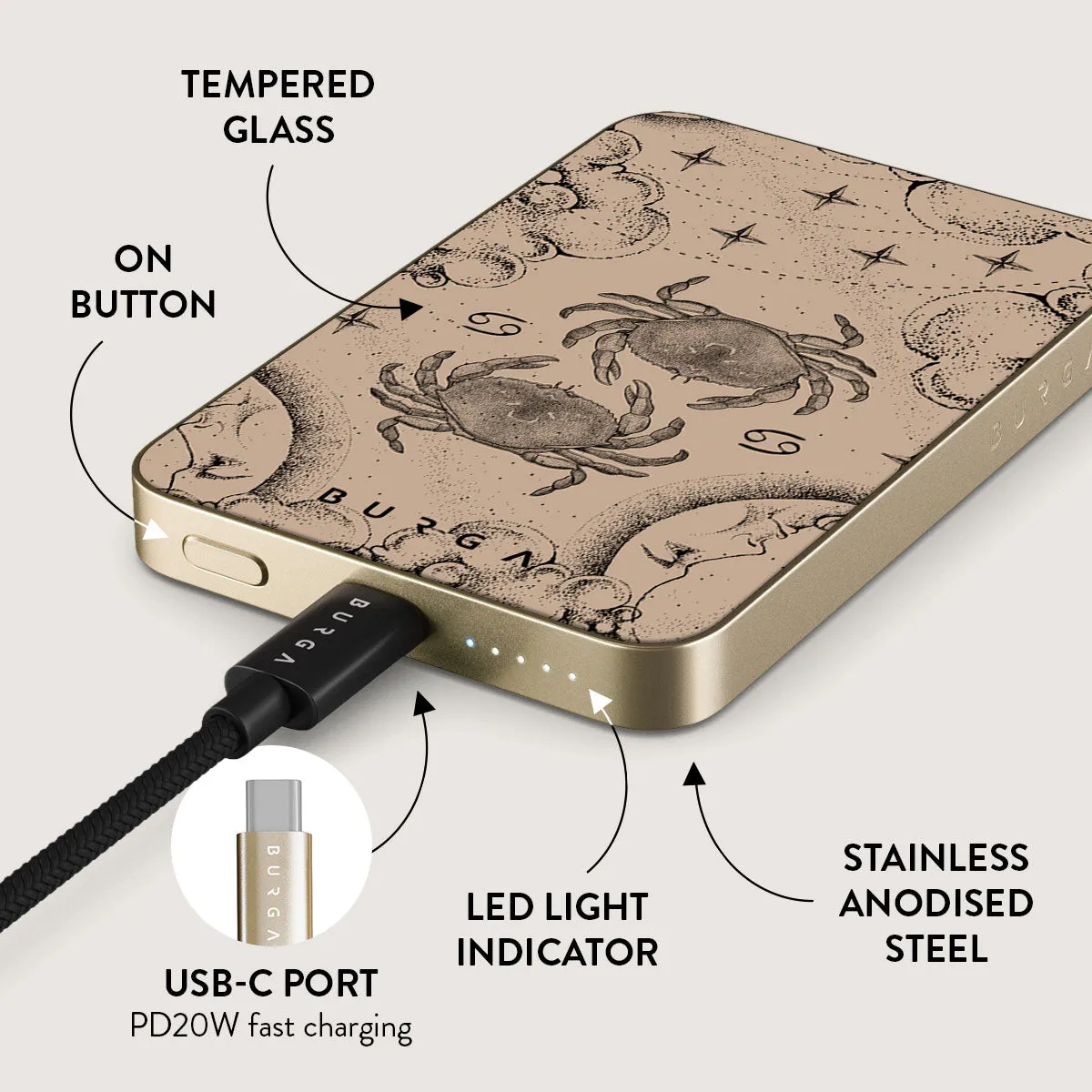 Cancer - Magnetic Power Bank