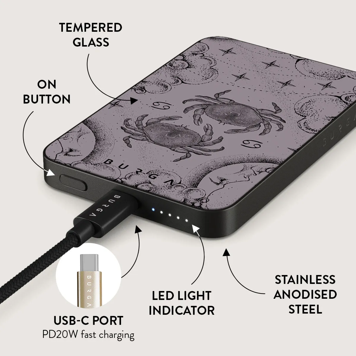 Cancer - Magnetic Power Bank