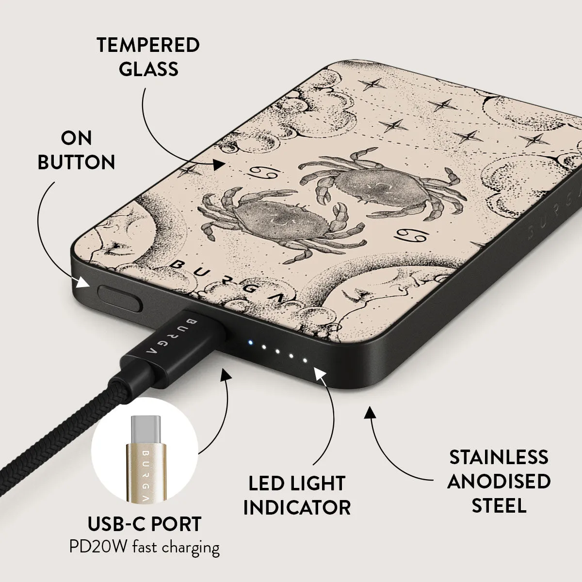 Cancer - Magnetic Power Bank