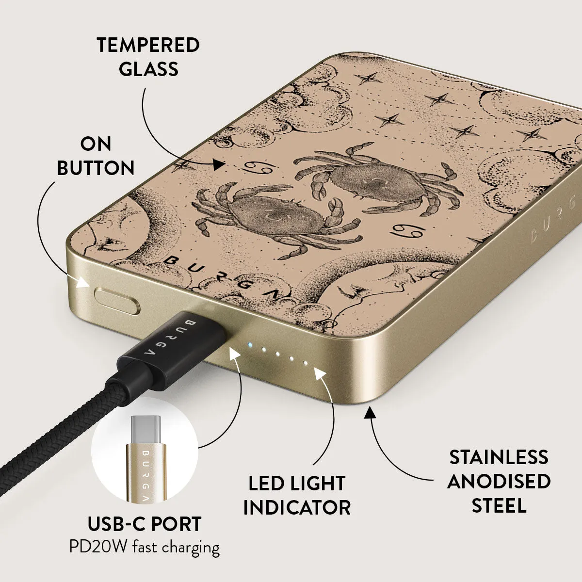 Cancer - Magnetic Power Bank