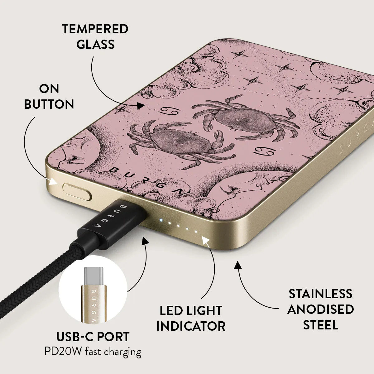 Cancer - Magnetic Power Bank