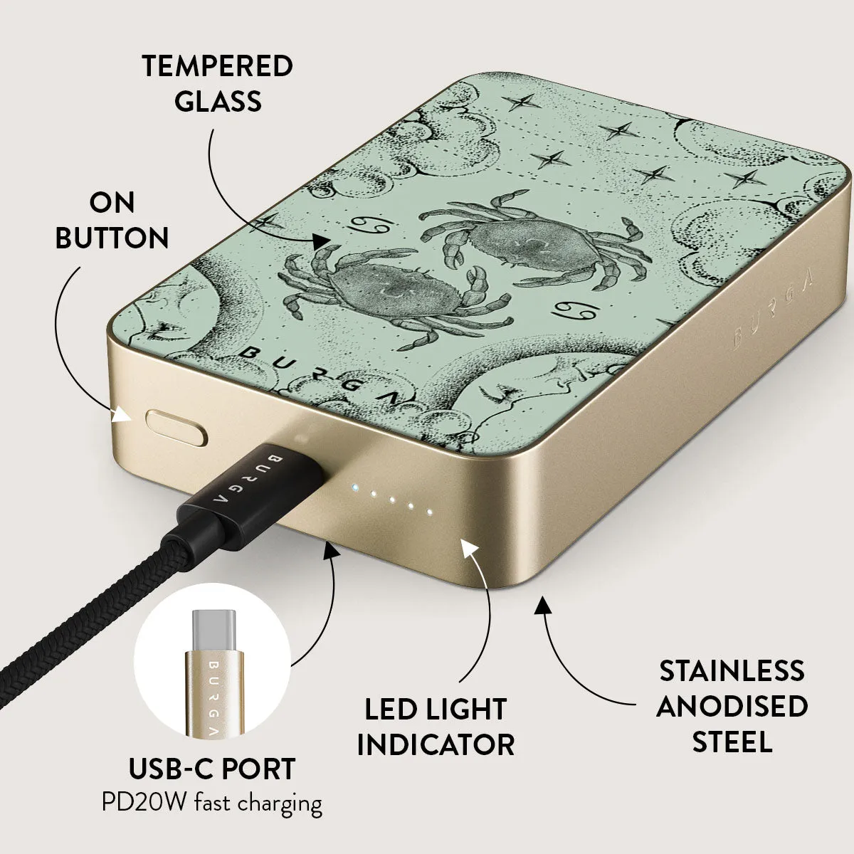 Cancer - Magnetic Power Bank