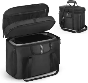 Carrying Case Compatible with ECOFLOW DELTA 3 Plus Portable Power Station, Outdoor Travel Storage Bag Compatible for ECOFLOW DELTA 2 Solar Generator and Accessories, with Shoulder Strap