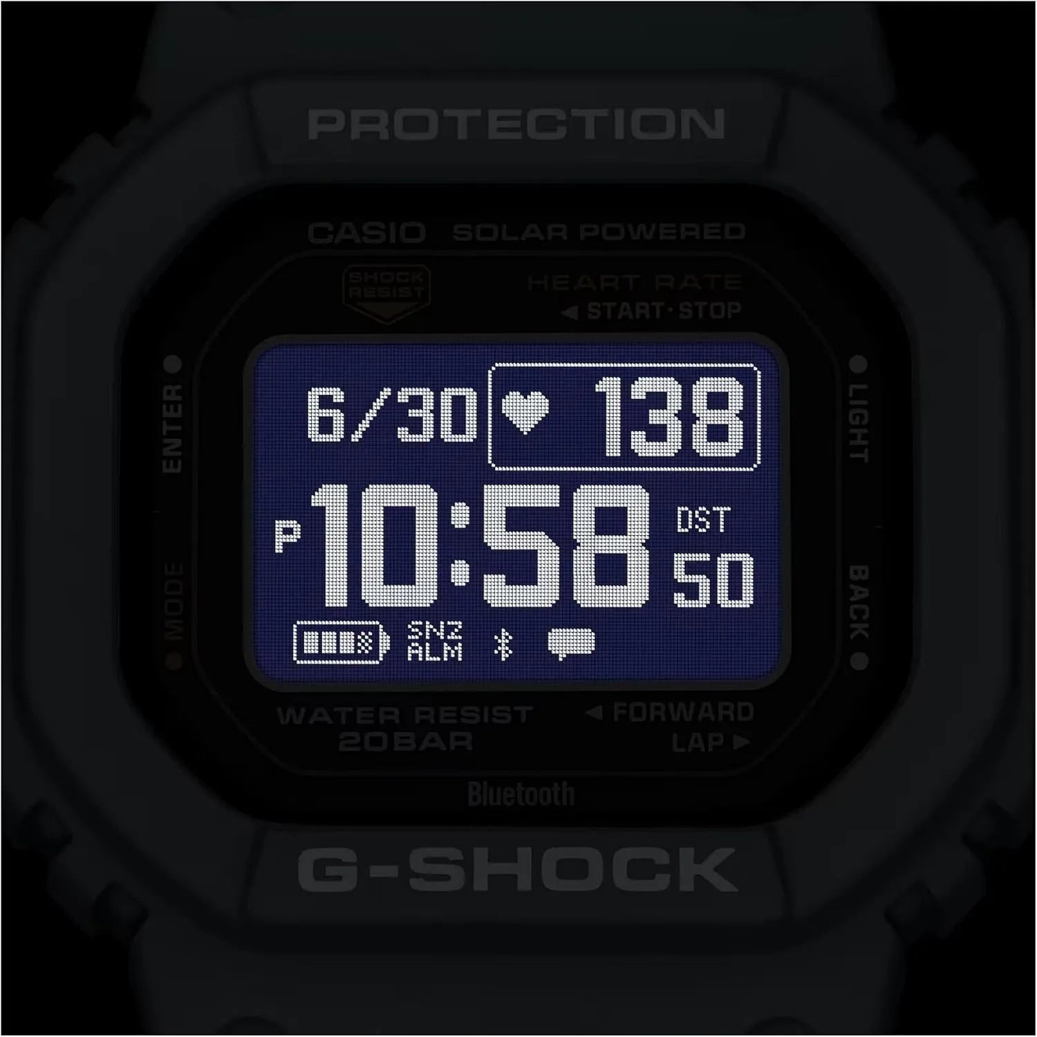 Casio Men's G-Shock Move DW-H5600 Series, Multisport (Run, Walking, Gym Workout), Heart Rate Watch