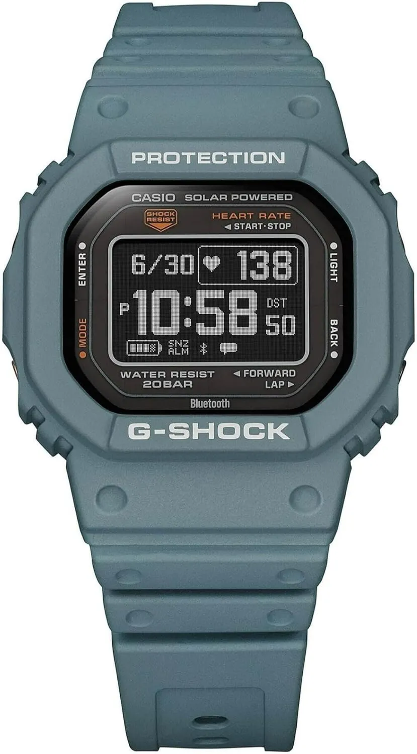 Casio Men's G-Shock Move DW-H5600 Series, Multisport (Run, Walking, Gym Workout), Heart Rate Watch