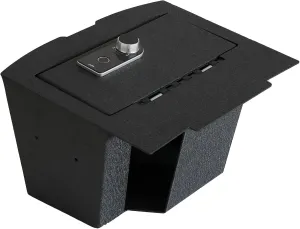Center Console Gun Safe - Console Gun Vault Compatible with Dodge Ram 1500/2500/3500 2009-2018, Except Classic and TRX, Fingerprint Lock with Backup Key.