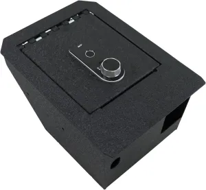 Center Console Gun Safe Vault - WASAI Premium In-vehicle Console Lock Box Compatible with Tesla Cybertruck 2024-2025 with Heavy Gauge Steel, Fingerprint Lock with Backup Key.