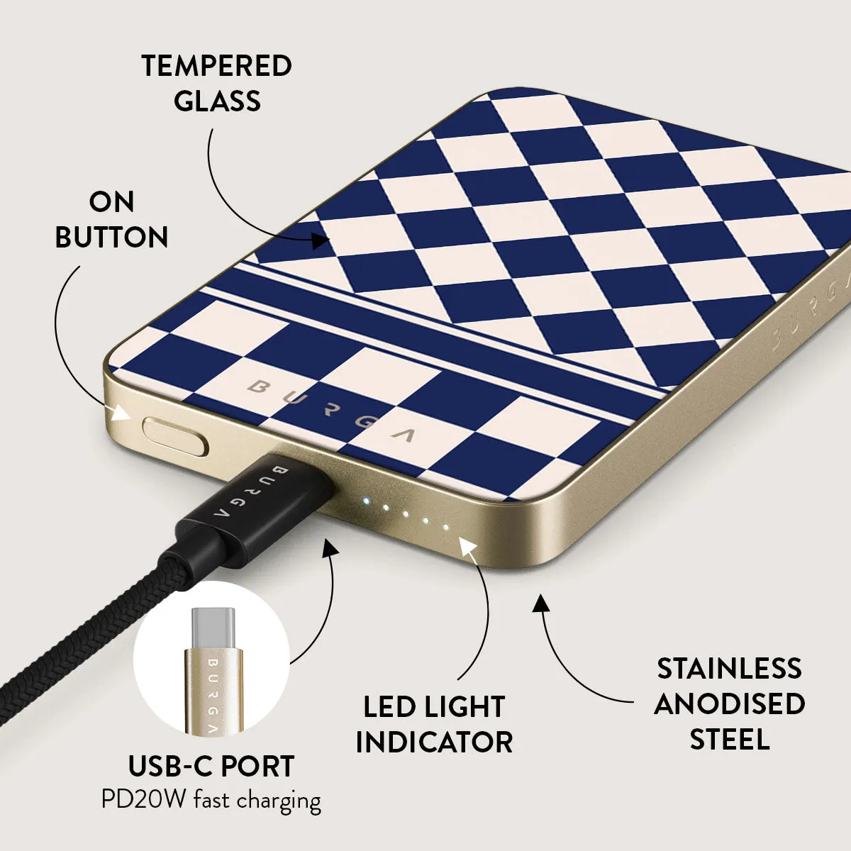 Check & Mate - Magnetic Power Bank