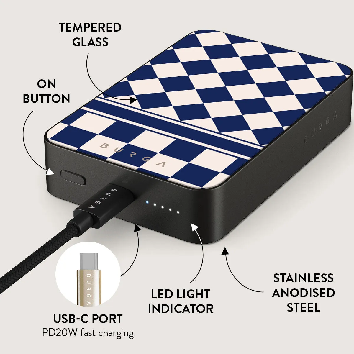 Check & Mate - Magnetic Power Bank