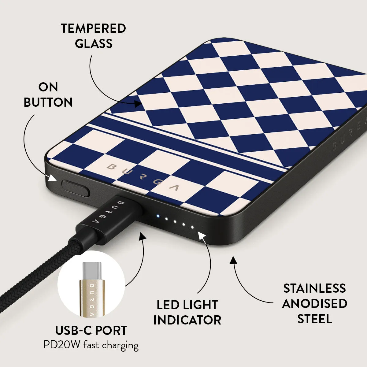 Check & Mate - Magnetic Power Bank