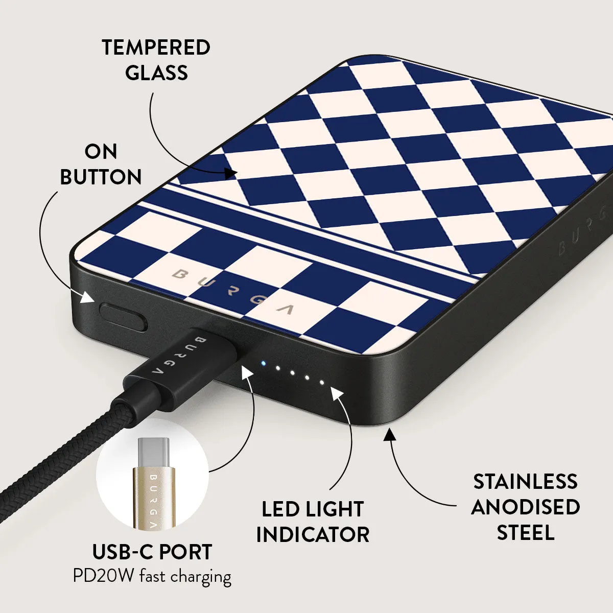 Check & Mate - Magnetic Power Bank