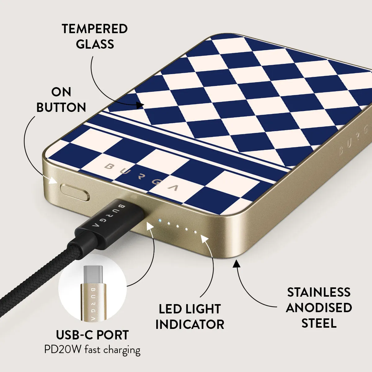 Check & Mate - Magnetic Power Bank