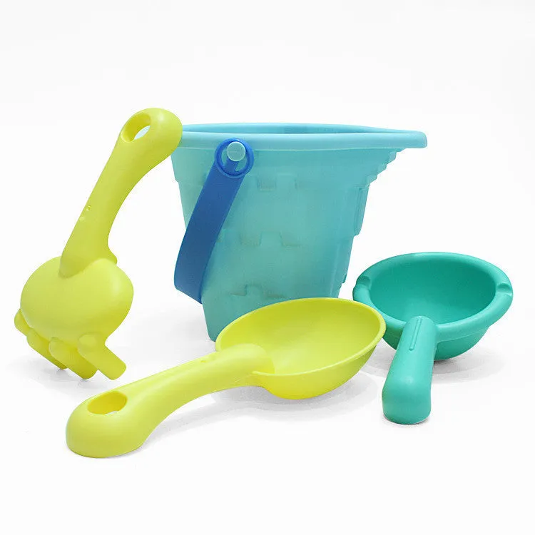 Children's Beach Soft Voice-activated Summer Bucket Toys Shovel Dredging Beach Large Sand In Beach Playing Set New Secure Tool Water