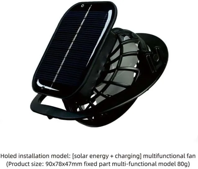 Colitt Fishing hat, Solar Powered Fan Hat, Wide Brim Solar Fan Hat Outdoor Fishing, Removable USB Charging Fan