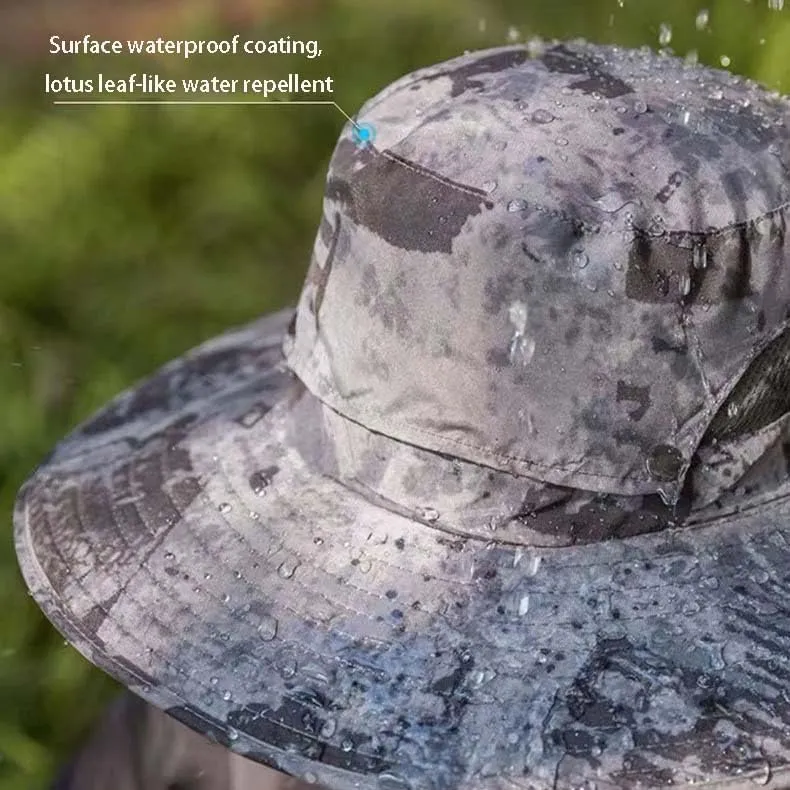 Colitt Fishing hat, Solar Powered Fan Hat, Wide Brim Solar Fan Hat Outdoor Fishing, Removable USB Charging Fan