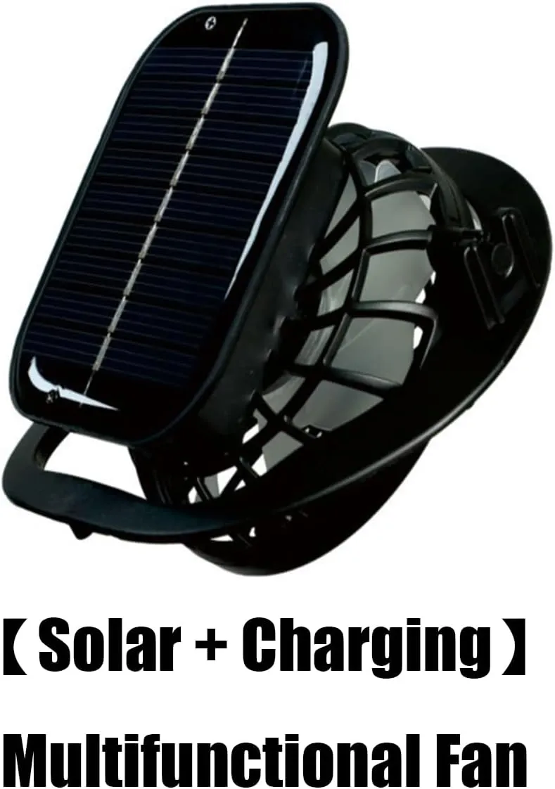 Colitt - Fishing Hat with Built in Fan, Accustomas Economicalk Solar Sun Hat Outdoor Adjustable Wide Brim Men Women UPF 50 