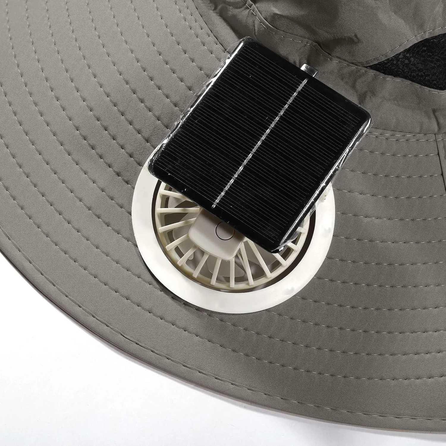 Colitt - Fishing Hat with Built in Fan, Solar Powered Fan Hat for Men Women,Wide Brim Solar Fans Hats Outdoor Fishing