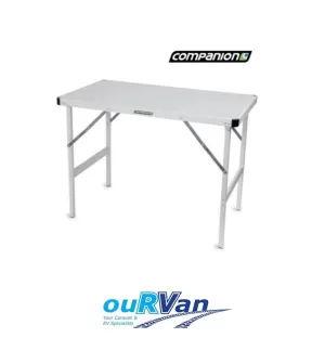 COMPANION QUICK FOLD UP 4 PERSON ALLOY TABLE PORTABLE CARAVAN CAMPING COMP7301