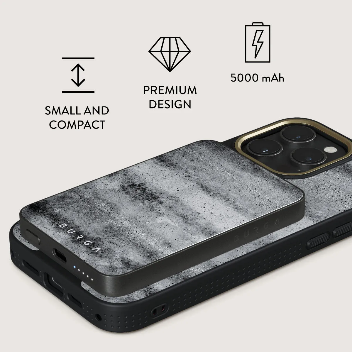 Concrete Jungle - Magnetic Power Bank