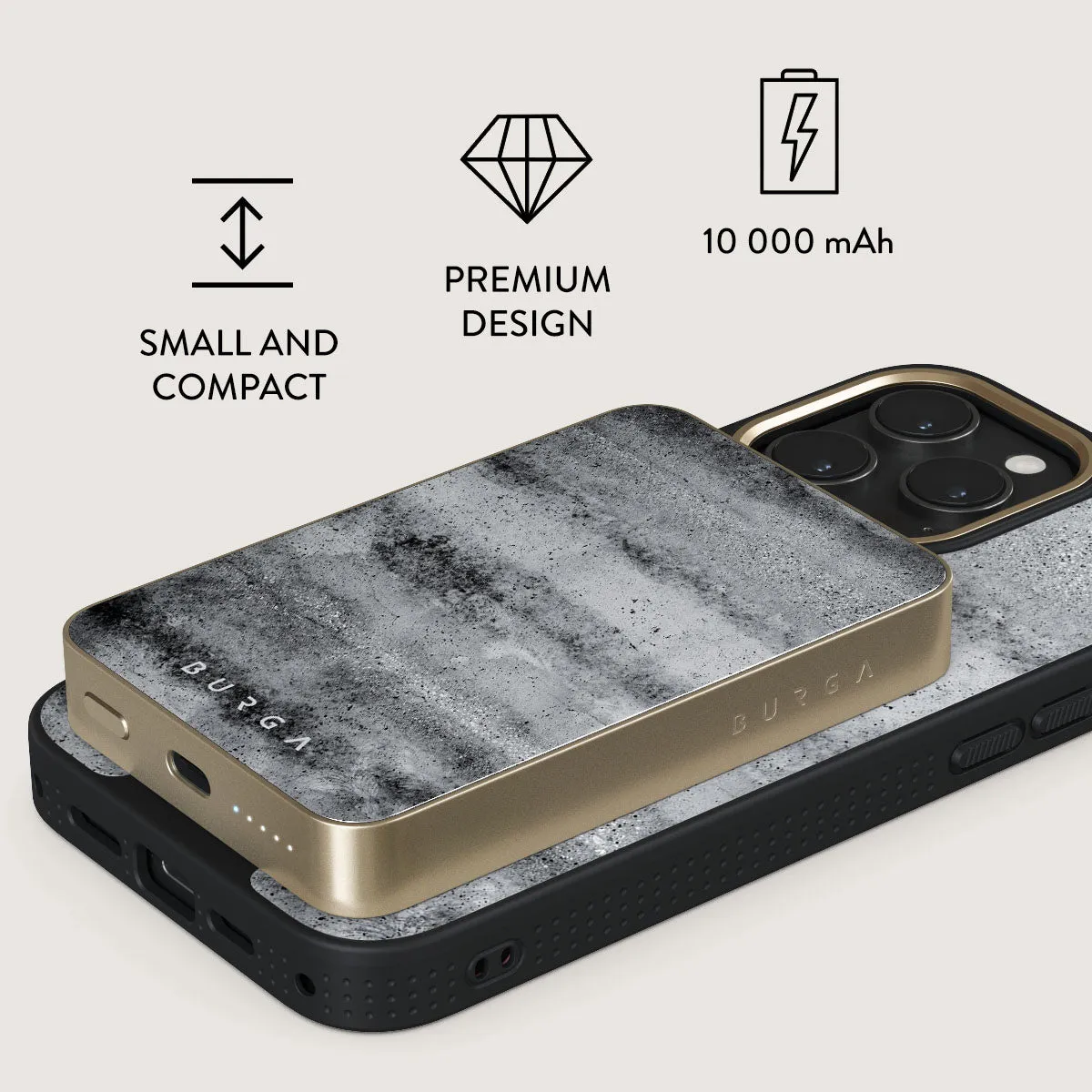Concrete Jungle - Magnetic Power Bank