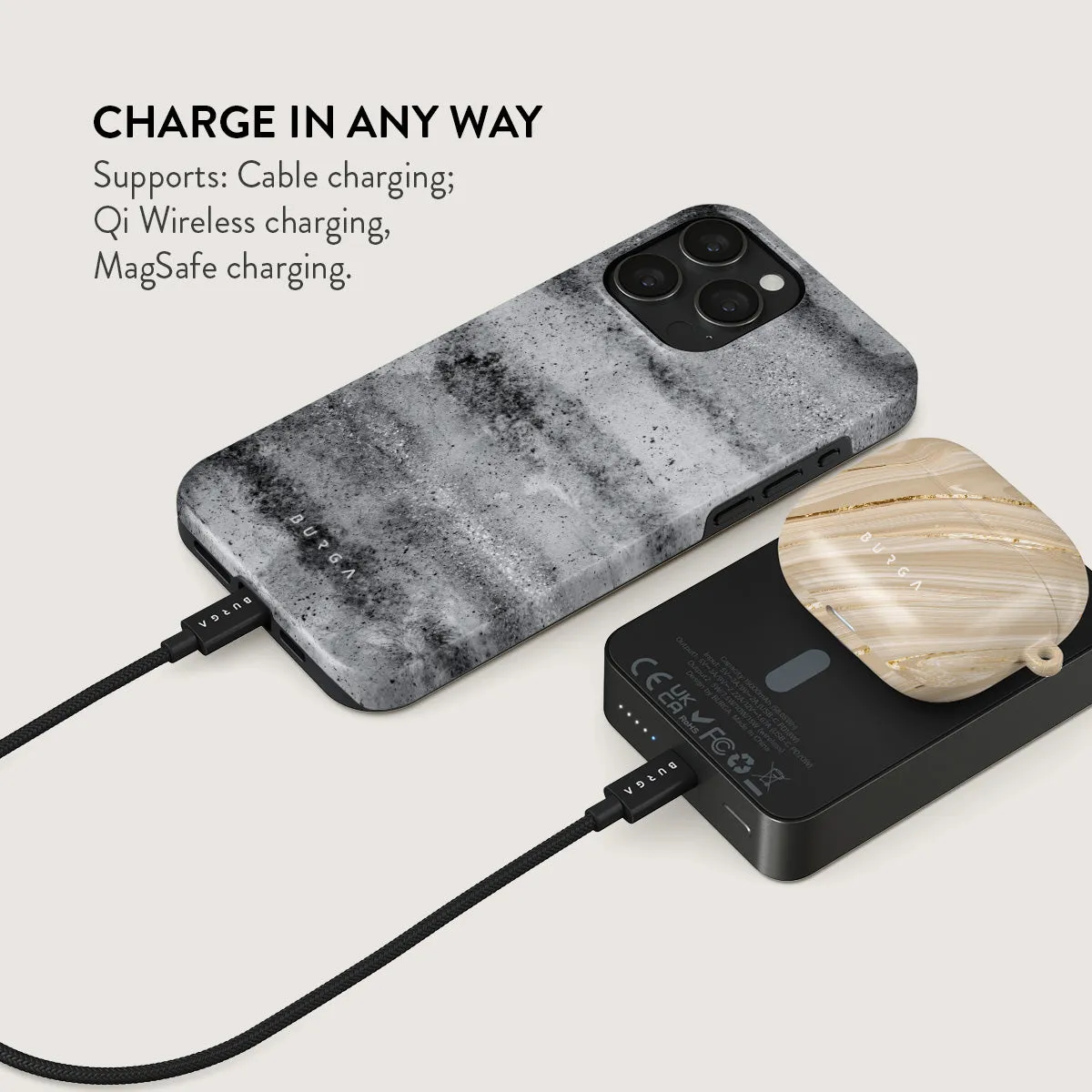 Concrete Jungle - Magnetic Power Bank