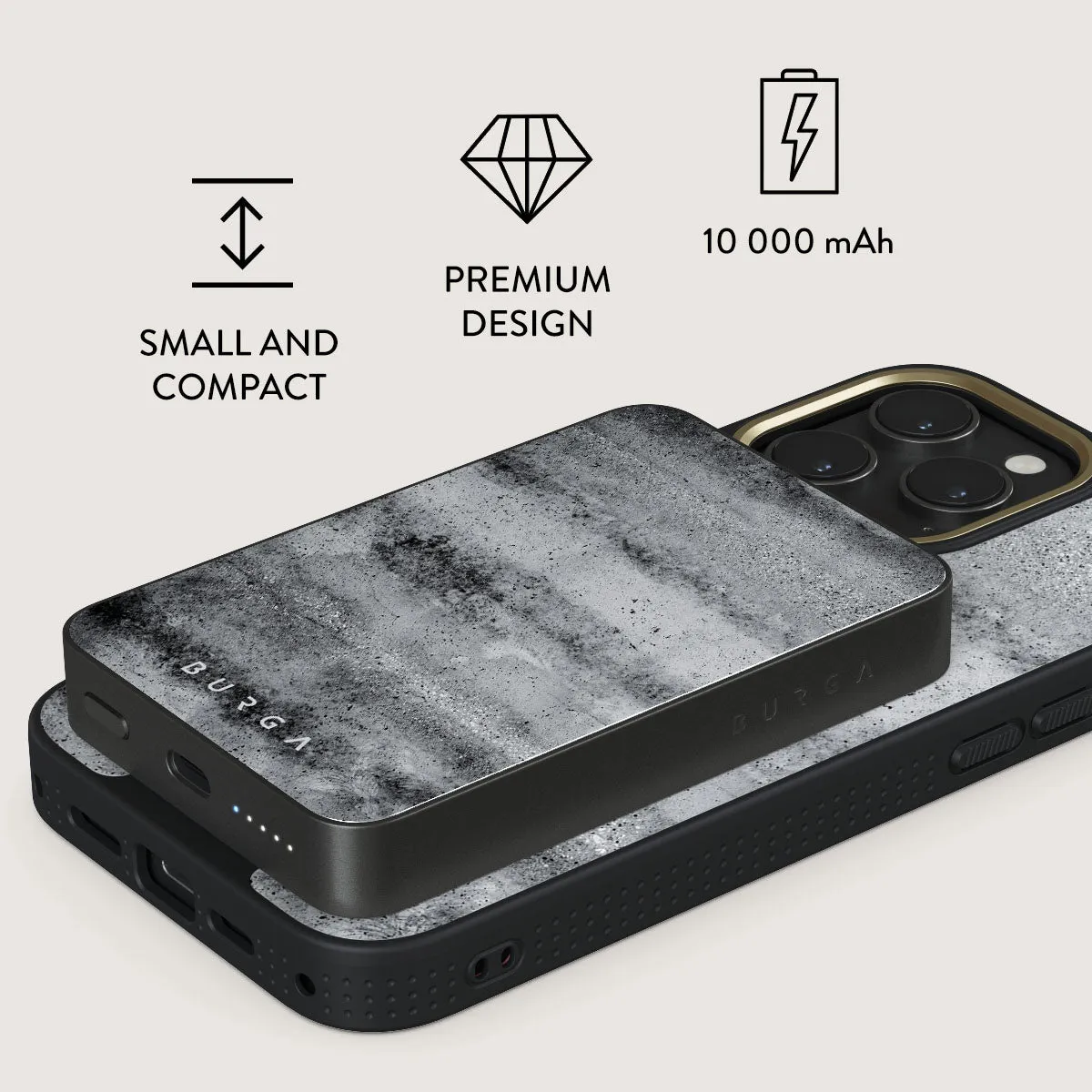 Concrete Jungle - Magnetic Power Bank