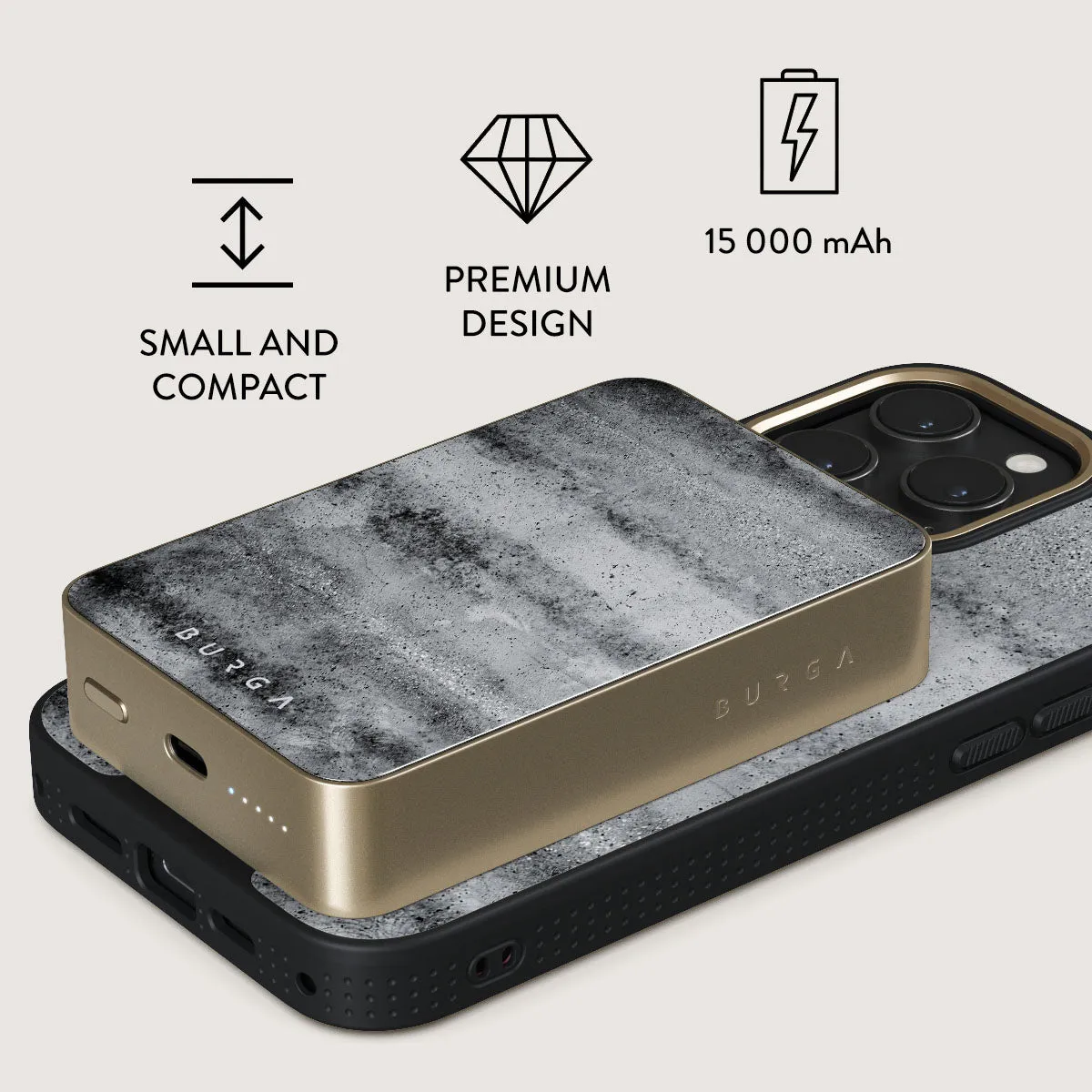 Concrete Jungle - Magnetic Power Bank