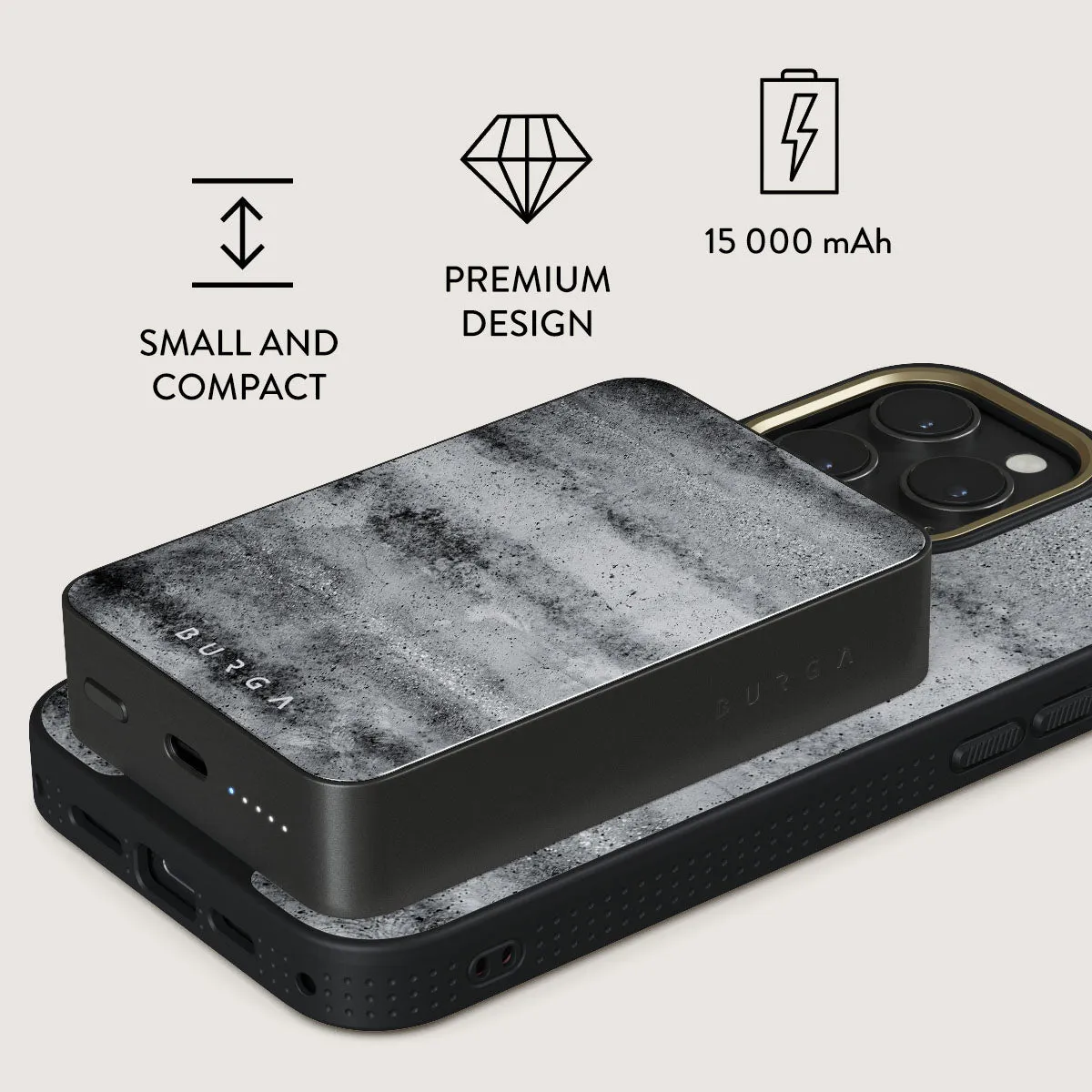 Concrete Jungle - Magnetic Power Bank