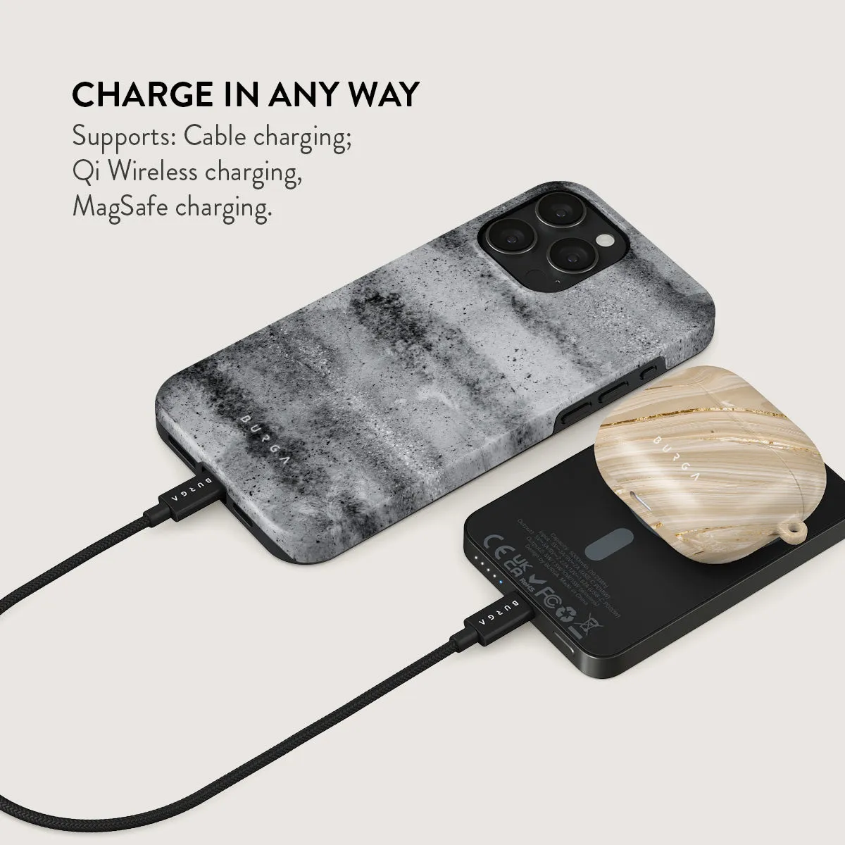 Concrete Jungle - Magnetic Power Bank