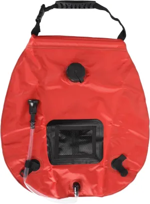 Convenient Portable Camping Shower Bag with Solar Heating for Outdoor Use 20L Solar Shower Bag for Camping Hiking Beach