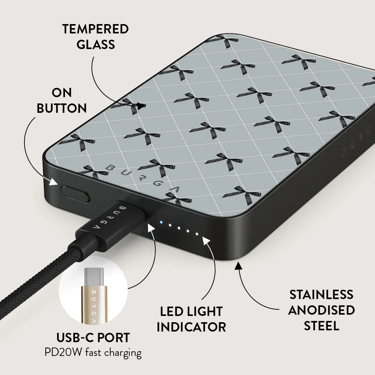 Coquette - Magnetic Power Bank