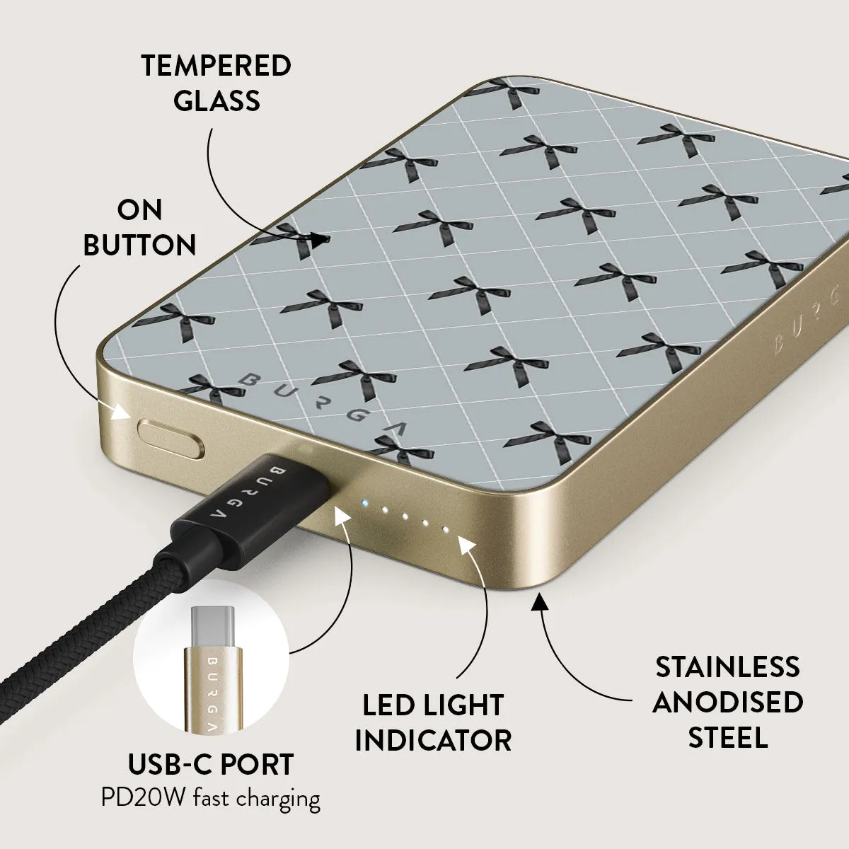 Coquette - Magnetic Power Bank