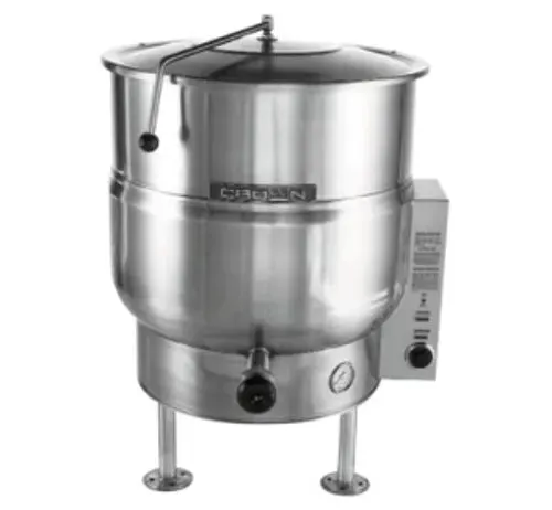 Crown  227 Litre Electric Steam Kettle - Stationary Tri-Leg EL60.