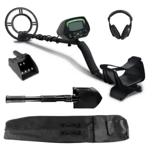 Deep Sensitive Metal Detector with LCD Shovel and Sand Scoop