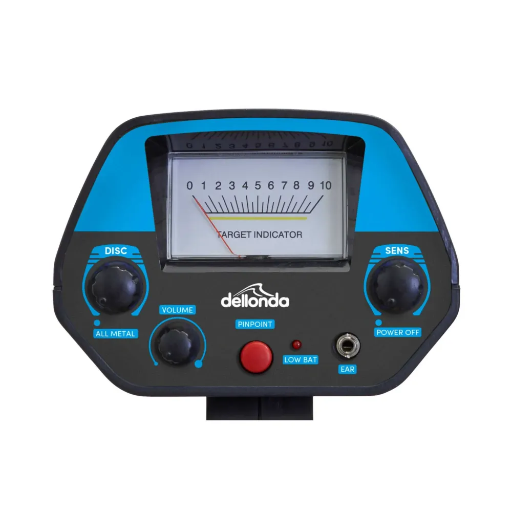 Dellonda Metal Detector with High Accuracy Pinpoint Function - A