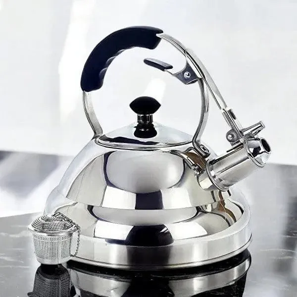 DEMO - Whistling Kettle & Tea Strainer 3L Stainless Steel