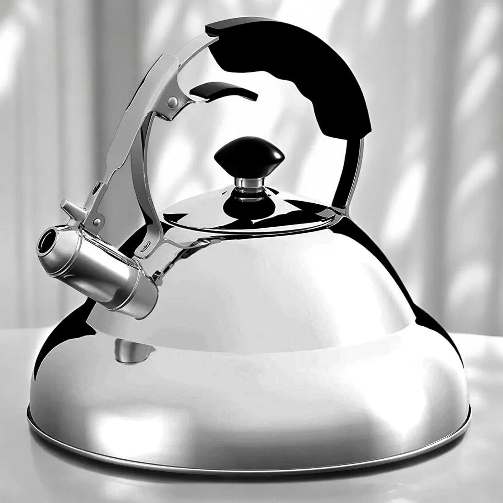 DEMO - Whistling Kettle & Tea Strainer 3L Stainless Steel