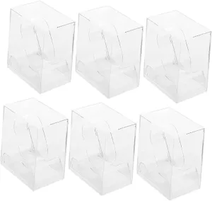 Didiseaon Exquisite Watch Storage Box 6pcs Watch Display Stand Boxes for Square Watch Cases Watch Holders