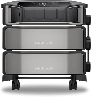 EF ECOFLOW 12kWh Power Station: DELTA Pro Ultra with Extra Battery, 120/240V 7200W AC Output, Lifepo4 Home Battery Backup Expandable to 90kWh, Solar Generator for Home Use, Emergency, Camping, RV