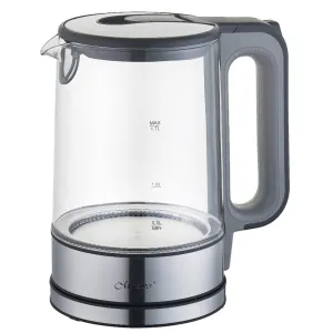 Electric Glass Water Kettle 1.7L Rotating Base Auto Shut Off LED Backlight 2200W Electric Glass Water Kettle 1.7L Rotating Base Auto Shut Off LED Backlight 2200W