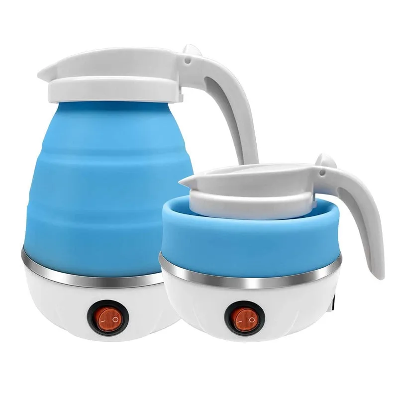 Electric Kettle Hot bargain Carry Foldable Colour) Portable Easy To &amp; Urgent clearance (Random