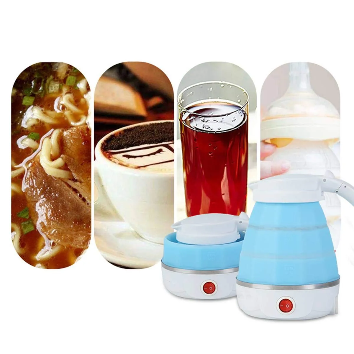 Electric Low-priced Camping Collapsible Silicone Don't miss it Kettle Water Foldable Boiler