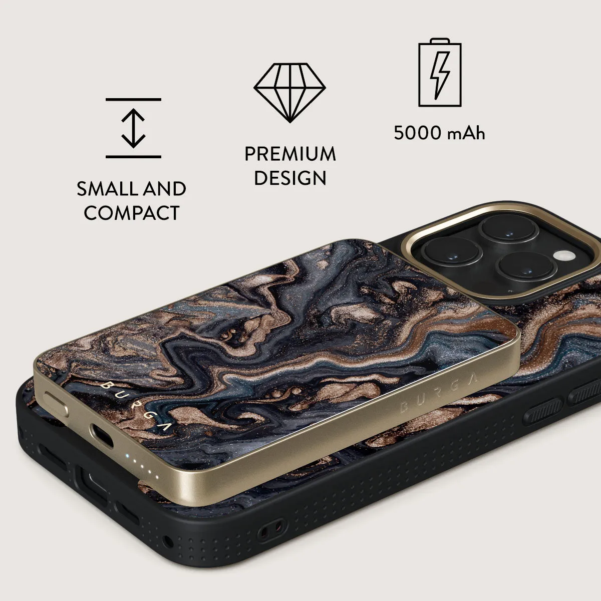Enchanted Mirror - Marble Magnetic Power Bank