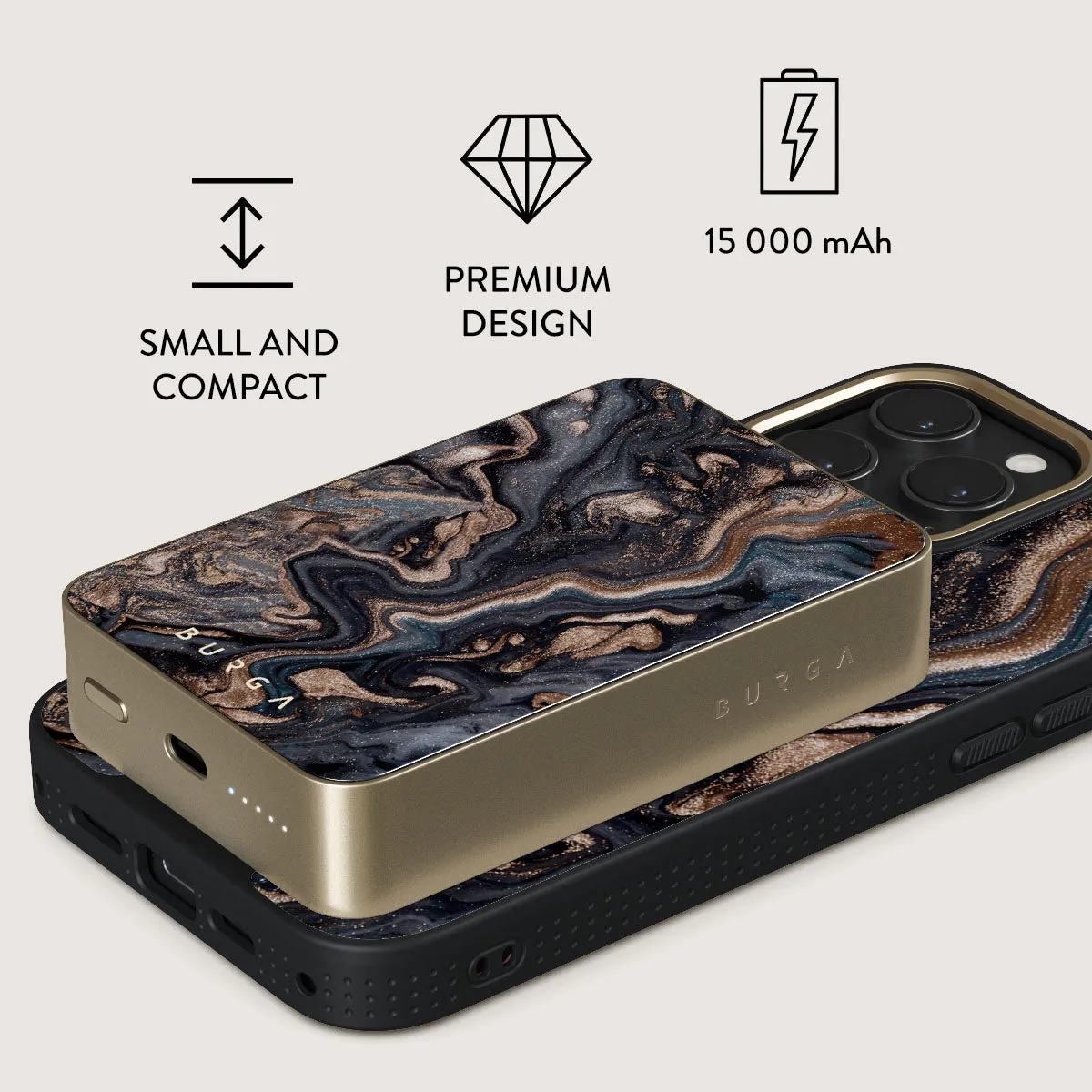 Enchanted Mirror - Marble Magnetic Power Bank