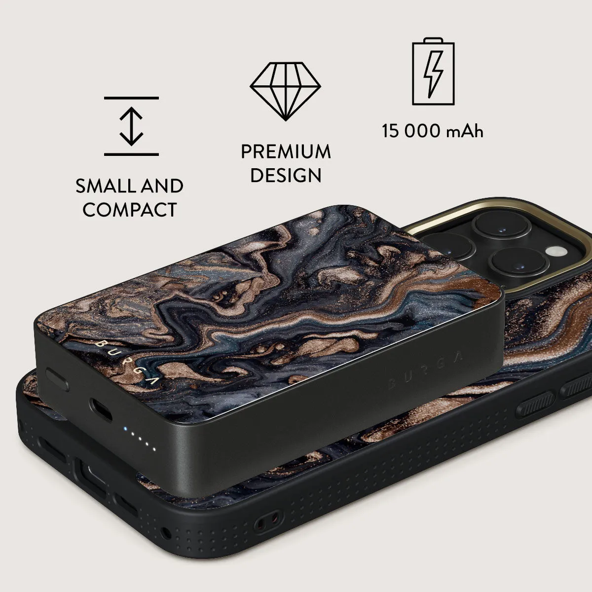Enchanted Mirror - Marble Magnetic Power Bank