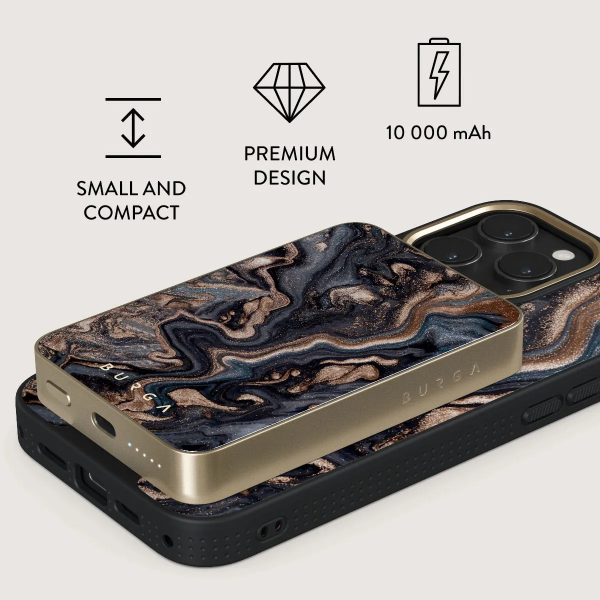 Enchanted Mirror - Marble Magnetic Power Bank